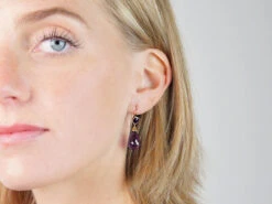 Edwardian 15ct Gold & Amethyst Pear Shaped Drop Earrings 11 Edwardian 15ct Gold & Amethyst Pear Shaped Drop Earrings -Antique Jewellery Company ae14f30f nsf06291 scaled 1