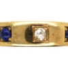 Victorian 22ct Gold Lapis Lazuli & Rose Diamond Eternity Ring 1 Victorian 22ct Gold Lapis Lazuli & Rose Diamond Eternity Ring -Antique Jewellery Company b3cd974f dsc05522