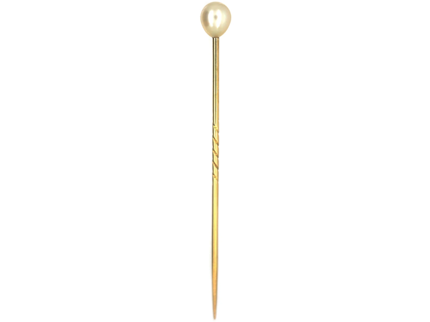 Edwardian Pearl Tie Pin 4 Edwardian Pearl Tie Pin - Image 2