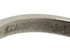 Diamond Single Stone Diamond Ring With Diamonds On Either Side 19 Diamond Single Stone Diamond Ring With Diamonds On Either Side -Antique Jewellery Company b787edee dsc02575