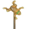 Edwardian 15ct Gold Frog Tie Pin With Green Garnet Eyes -Antique Jewellery Company b93e4e6b dsc00813 scaled 1