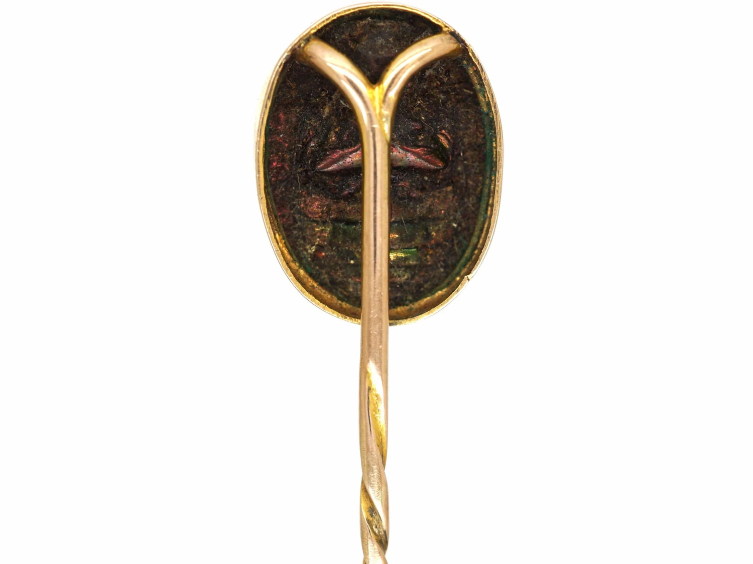 Victorian 15ct Gold, Scarab Beetle Tie Pin 4 Victorian 15ct Gold, Scarab Beetle Tie Pin - Image 2