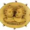 Grand Tour Brooch Of Two Children Carved In Lava Stone -Antique Jewellery Company bb5c7a62 dsc04552 scaled 1