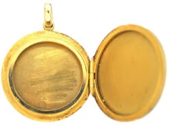 Edwardian 18ct Gold Round Locket 8 Edwardian 18ct Gold Round Locket -Antique Jewellery Company bc1e95c8 dsc03794 scaled 1