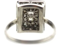 Retro Platinum & Diamond Rectangular Shaped Ring -Antique Jewellery Company bccb55b6 dsc04851 scaled 1