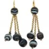 Georgian 18ct Gold & Banded Onyx Drop Earrings 2 Georgian 18ct Gold & Banded Onyx Drop Earrings -Antique Jewellery Company bfa3673e dsc00354 scaled 1