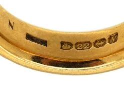 22ct Gold Wide Wedding Ring Assayed In 1920 8 22ct Gold Wide Wedding Ring Assayed In 1920 -Antique Jewellery Company c2af36d7 dsc04431