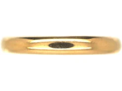 Edwardian 22ct Gold Wedding Ring