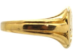 Edwardian 18ct Gold Signet Ring With Intaglio Of A Galleon 13 Edwardian 18ct Gold Signet Ring With Intaglio Of A Galleon -Antique Jewellery Company c5f02c21 dsc07142