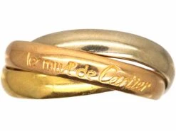 Le Must De Cartier 18ct Gold Russian Wedding Ring
