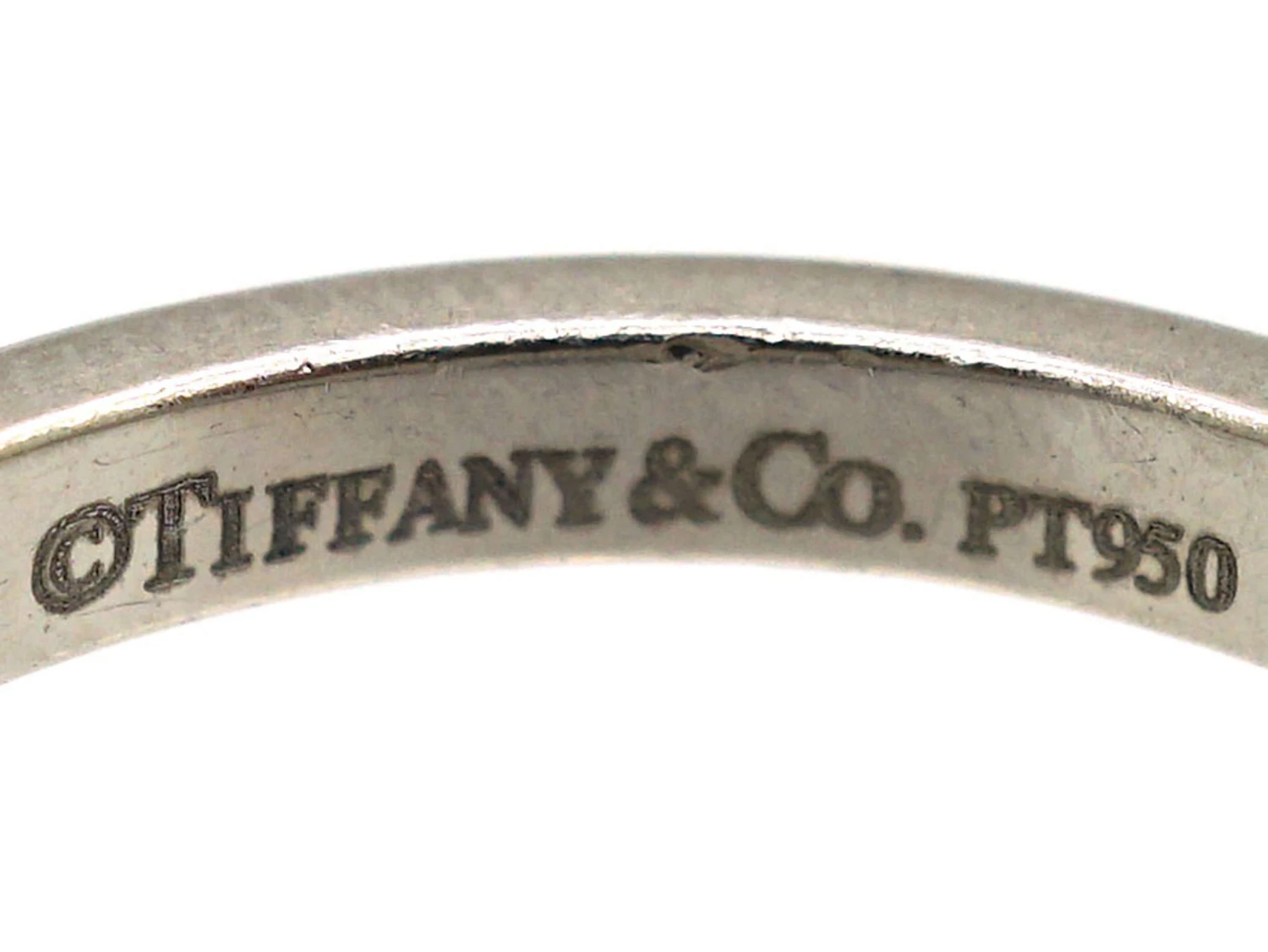 Diamond Set Half Eternity Ring In Original Case By Tiffany & Co 9 Diamond Set Half Eternity Ring In Original Case By Tiffany & Co - Image 7