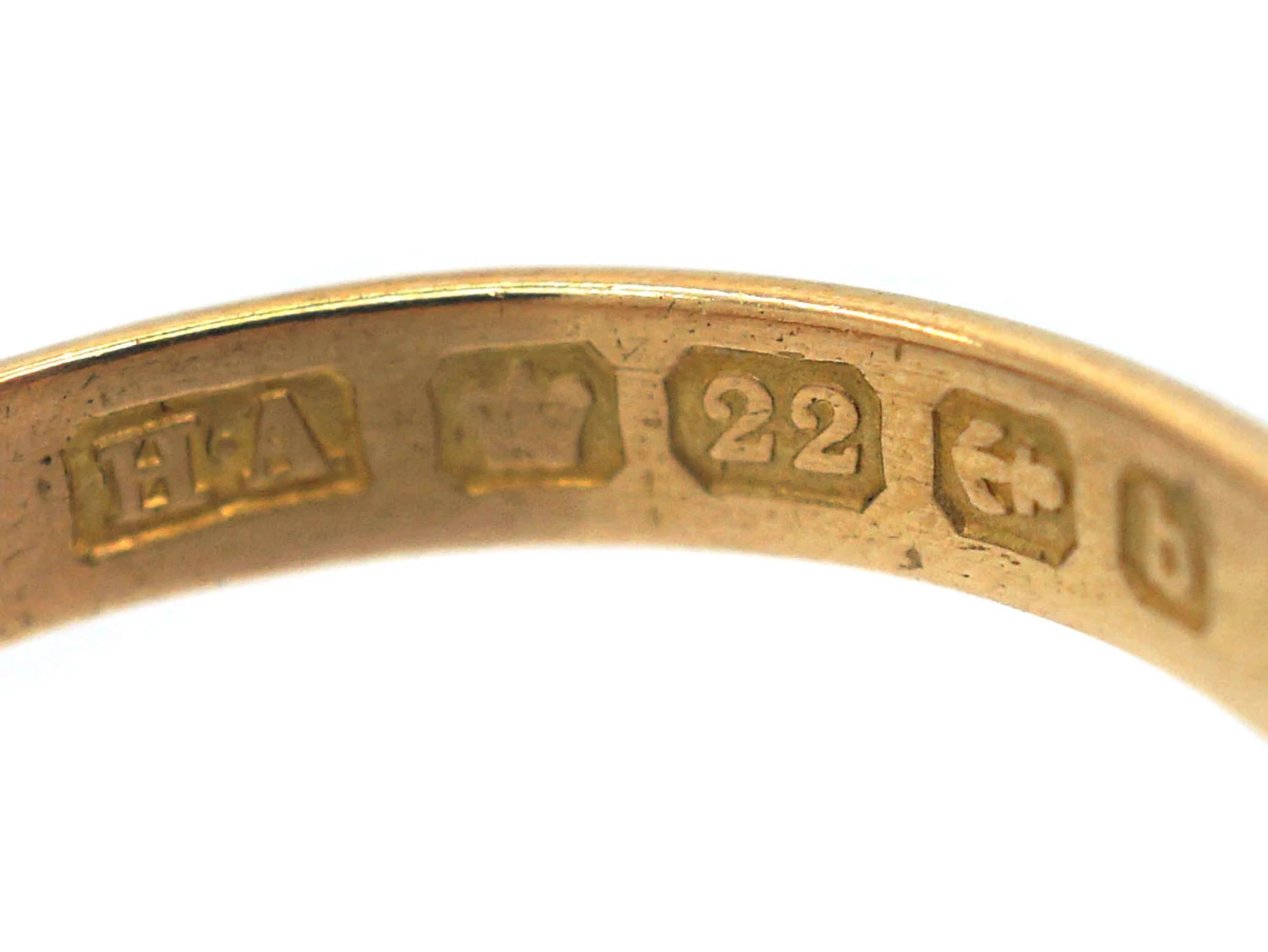 Edwardian 22ct Gold Wedding Ring 6 Edwardian 22ct Gold Wedding Ring - Image 4