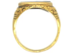 Victorian 18ct Gold Carnelian Intaglio Of A Crest Signet Ring -Antique Jewellery Company c8c70427 dsc00229 scaled 1