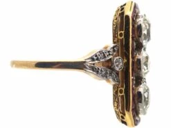 French 18ct Gold & Platinum, Art Deco 18ct Gold & Platinum, Ruby & Diamond Rectangular Ring 13 French 18ct Gold & Platinum, Art Deco 18ct Gold & Platinum, Ruby & Diamond Rectangular Ring -Antique Jewellery Company c8d59ec8 dsc05271 scaled 1