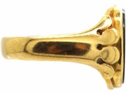 Victorian 18ct Gold Signet Ring Set With A Bloodstone By Charles Green -Antique Jewellery Company c913eeda dsc07965 scaled 1