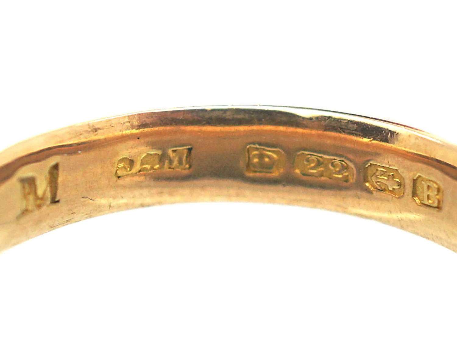 Art Deco 22ct Gold Wedding Ring 6 Art Deco 22ct Gold Wedding Ring - Image 4