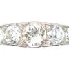 Edwardian Platinum & Diamond Five Stone Ring 1 Edwardian Platinum & Diamond Five Stone Ring -Antique Jewellery Company ca85de66 dsc03035 scaled 1