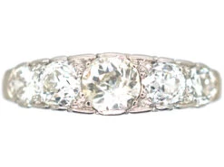 Edwardian Platinum & Diamond Five Stone Ring