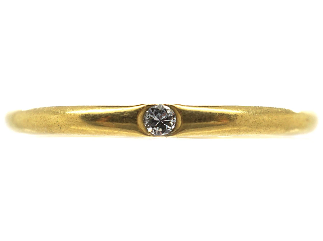 18ct Gold & Diamond Wedding Ring 3 18ct Gold & Diamond Wedding Ring