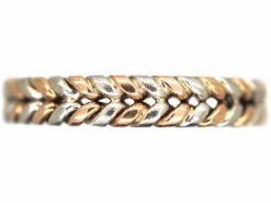 Edwardian 15ct Gold & Platinum Illusion Wedding Ring