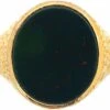 Victorian 18ct Engraved Gold Signet Ring Set With A Plain Bloodstone 2 Victorian 18ct Engraved Gold Signet Ring Set With A Plain Bloodstone -Antique Jewellery Company ccf26084 dsc08046 scaled 1