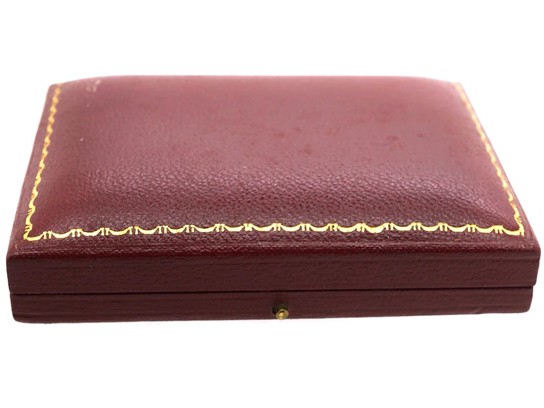 Art Deco 9ct White Gold Dress Set In Original Case 6 Art Deco 9ct White Gold Dress Set In Original Case - Image 4