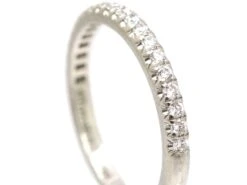 Diamond Set Half Eternity Ring In Original Case By Tiffany & Co 12 Diamond Set Half Eternity Ring In Original Case By Tiffany & Co -Antique Jewellery Company d4390f67 dsc09092 scaled 1