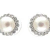 Platinum & 18ct Gold Pearl & Diamond Cluster Earrings 1 Platinum & 18ct Gold Pearl & Diamond Cluster Earrings -Antique Jewellery Company d46eafaf img 3620