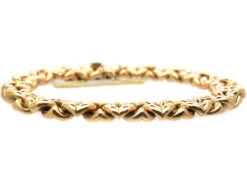 Edwardian 15ct Gold Interlinked Hearts Design Bracelet -Antique Jewellery Company d4b2cbd7 dsc00365