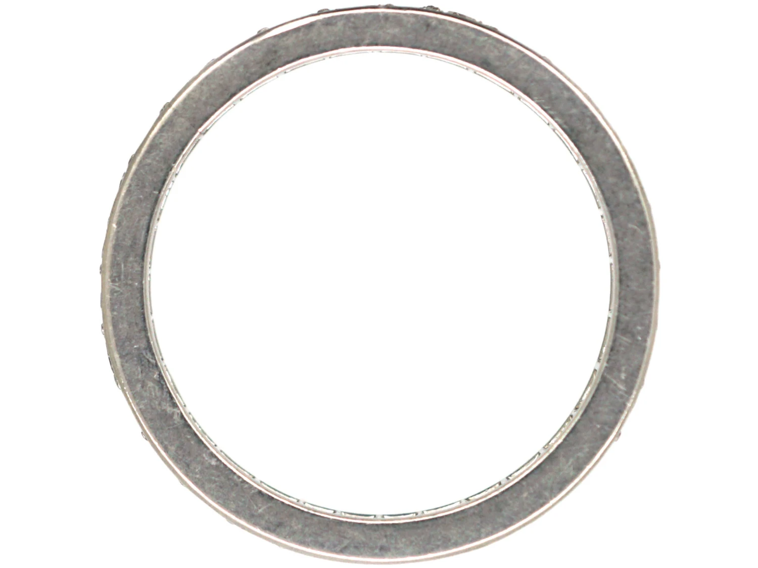 French Art Deco Platinum & Diamond Eternity Ring 5 French Art Deco Platinum & Diamond Eternity Ring - Image 3