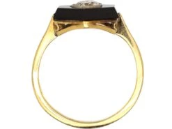 Art Deco 18ct Gold, Onyx & Diamond Hexagonal Ring 12 Art Deco 18ct Gold, Onyx & Diamond Hexagonal Ring -Antique Jewellery Company d86e64e8 antique art deco diamond onyx 18ct gold ring2 scaled 1