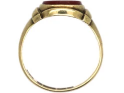 Victorian 9ct Gold & Carnelian Signet Ring -Antique Jewellery Company d8d30c66 dsc09584
