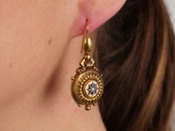 15ct Gold Victorian Drop Earrings With Star Motif 11 15ct Gold Victorian Drop Earrings With Star Motif -Antique Jewellery Company d8ff64b1 nsf04762