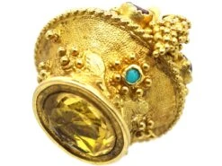 Georgian 18ct Two Colour Gold , Turquoise & Garnet Flower Basket Pendant With Inset Citrine Base 9 Georgian 18ct Two Colour Gold , Turquoise & Garnet Flower Basket Pendant With Inset Citrine Base -Antique Jewellery Company d98b6451 dsc09536 scaled 1