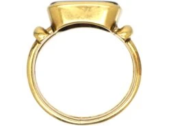 Victorian 18ct Gold Signet Ring With Banded Onyx Intaglio Of A Crest 12 Victorian 18ct Gold Signet Ring With Banded Onyx Intaglio Of A Crest -Antique Jewellery Company db54073b dsc02323 scaled 1