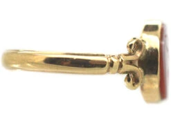 Victorian 9ct Gold Signet Ring Set With A Carnelian With Intaglio Of Two Cross Keys 11 Victorian 9ct Gold Signet Ring Set With A Carnelian With Intaglio Of Two Cross Keys -Antique Jewellery Company ddb78151 dsc02234 scaled 1