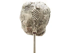 Silver & Blue Agate Geode Tie Pin -Antique Jewellery Company de016d05 dsc05155