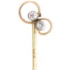 Edwardian 9ct Gold & Diamond Two Stone Twist Tie Pin 1 Edwardian 9ct Gold & Diamond Two Stone Twist Tie Pin -Antique Jewellery Company e0678ff8 dsc04102 scaled 1