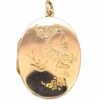 Edwardian 9ct Gold Locket With Swallow & Rose Garland Motif -Antique Jewellery Company e1abe9a4 dsc08121 scaled 1