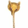 Edwardian 15ct Gold Fox Head Tie Pin With Ruby Eyes 2 Edwardian 15ct Gold Fox Head Tie Pin With Ruby Eyes -Antique Jewellery Company e33d6fa3 dsc05661 scaled 1