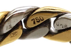 18ct White & Yellow Gold Ring Set With Diamonds -Antique Jewellery Company e5569ee2 dsc05486