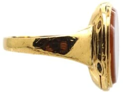 French 19th Century 18ct Gold Signet Ring With Hinged Locket Inside 15 French 19th Century 18ct Gold Signet Ring With Hinged Locket Inside -Antique Jewellery Company eb6d778f dsc09632 scaled 1