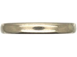 18ct White Gold Wedding Ring By Charles Green & Sons