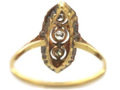 Art Deco 14ct Yellow & White Gold Three Stone Diamond Ring 14 Art Deco 14ct Yellow & White Gold Three Stone Diamond Ring -Antique Jewellery Company ee4f90a6 dsc01753 scaled 1