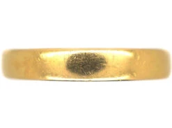 Victorian 22ct Gold Wedding Ring Made In 1889