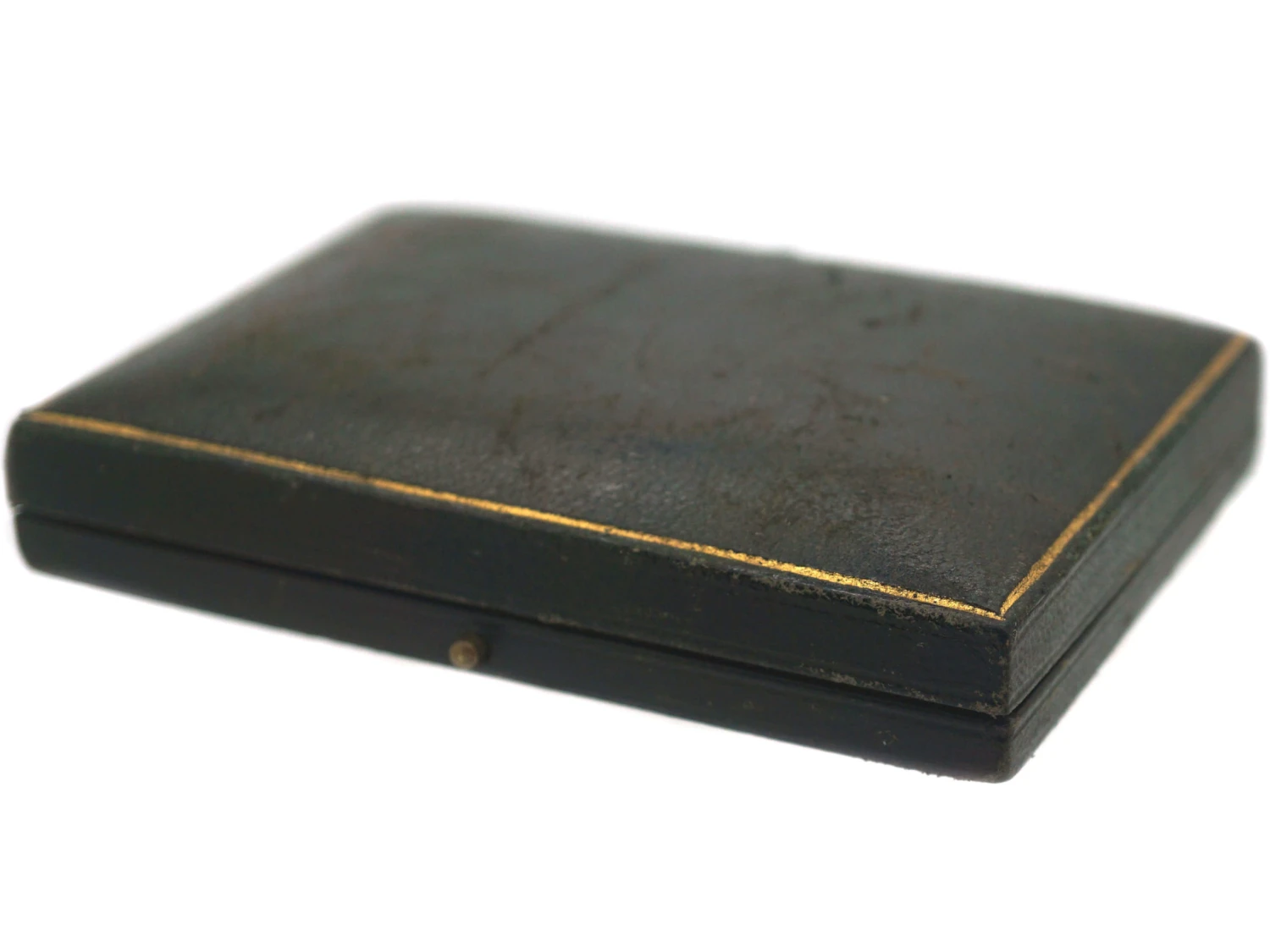 Art Deco 9ct & 18ct Gold Mother Of Pearl & Sapphire Dress Set In Original Case 4 Art Deco 9ct & 18ct Gold Mother Of Pearl & Sapphire Dress Set In Original Case - Image 2