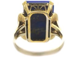14ct Gold Lapis & Diamond Tablet Ring 14 14ct Gold Lapis & Diamond Tablet Ring -Antique Jewellery Company f39c1f6e dsc00295 scaled 1