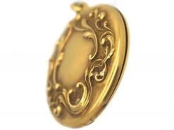 Art Nouveau 14ct Gold Round Locket -Antique Jewellery Company f541957a dsc05751 scaled 1