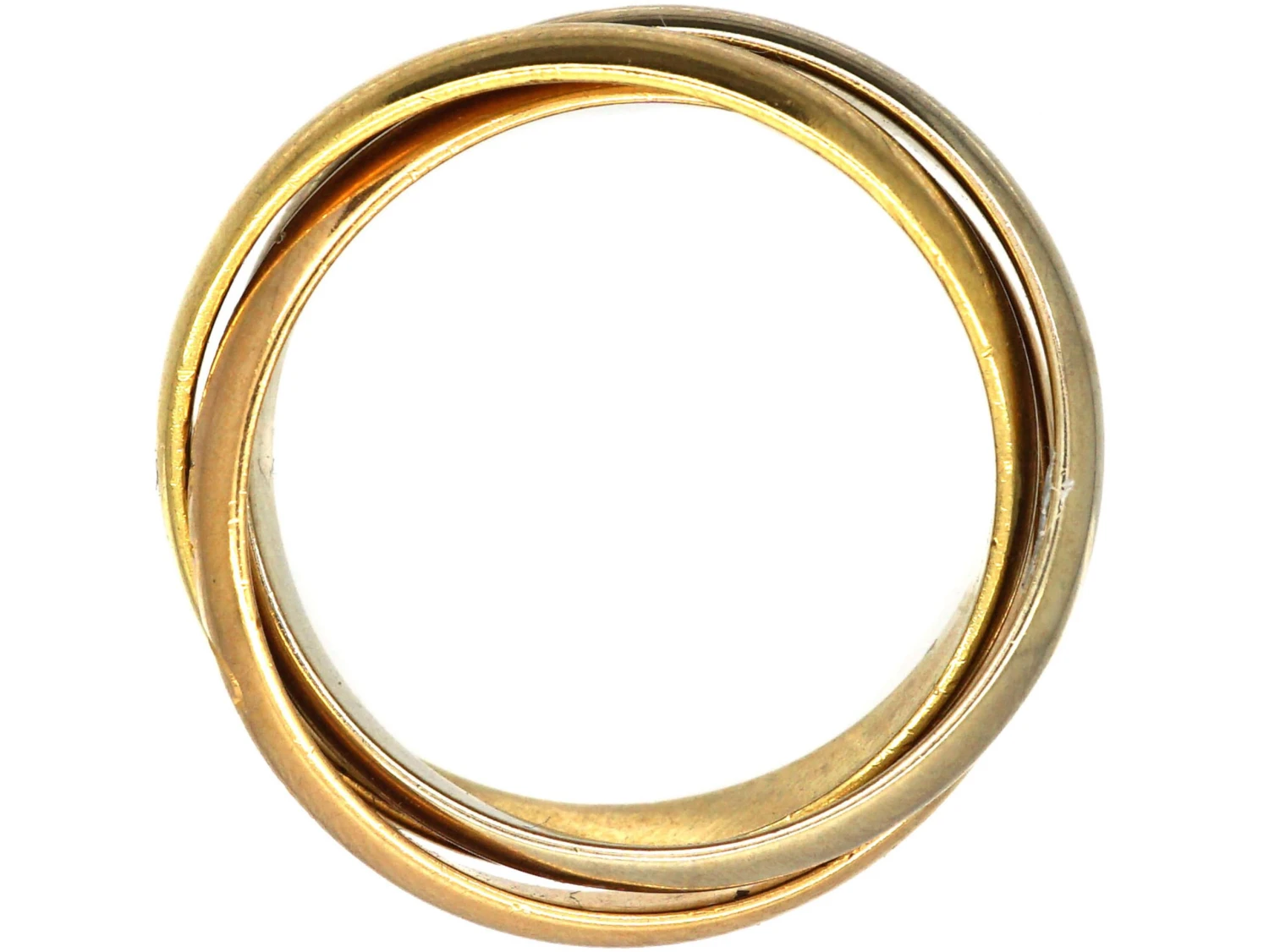 Le Must De Cartier 18ct Gold Russian Wedding Ring 5 Le Must De Cartier 18ct Gold Russian Wedding Ring - Image 3