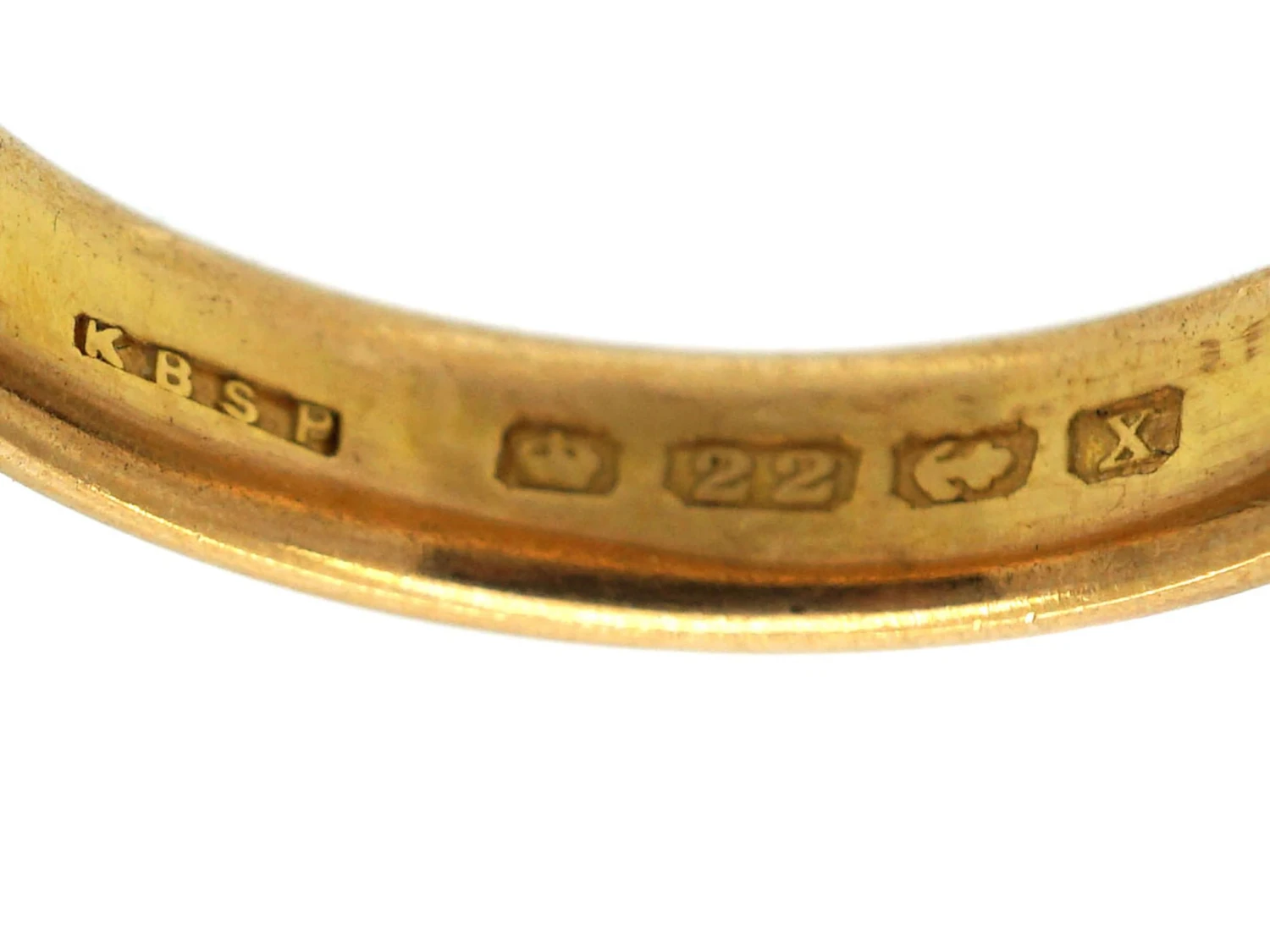22ct Gold Wedding Ring Assayed In 1922 6 22ct Gold Wedding Ring Assayed In 1922 - Image 4